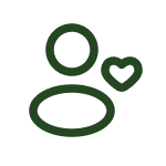 Liên hệ 6 User Heart Rounded